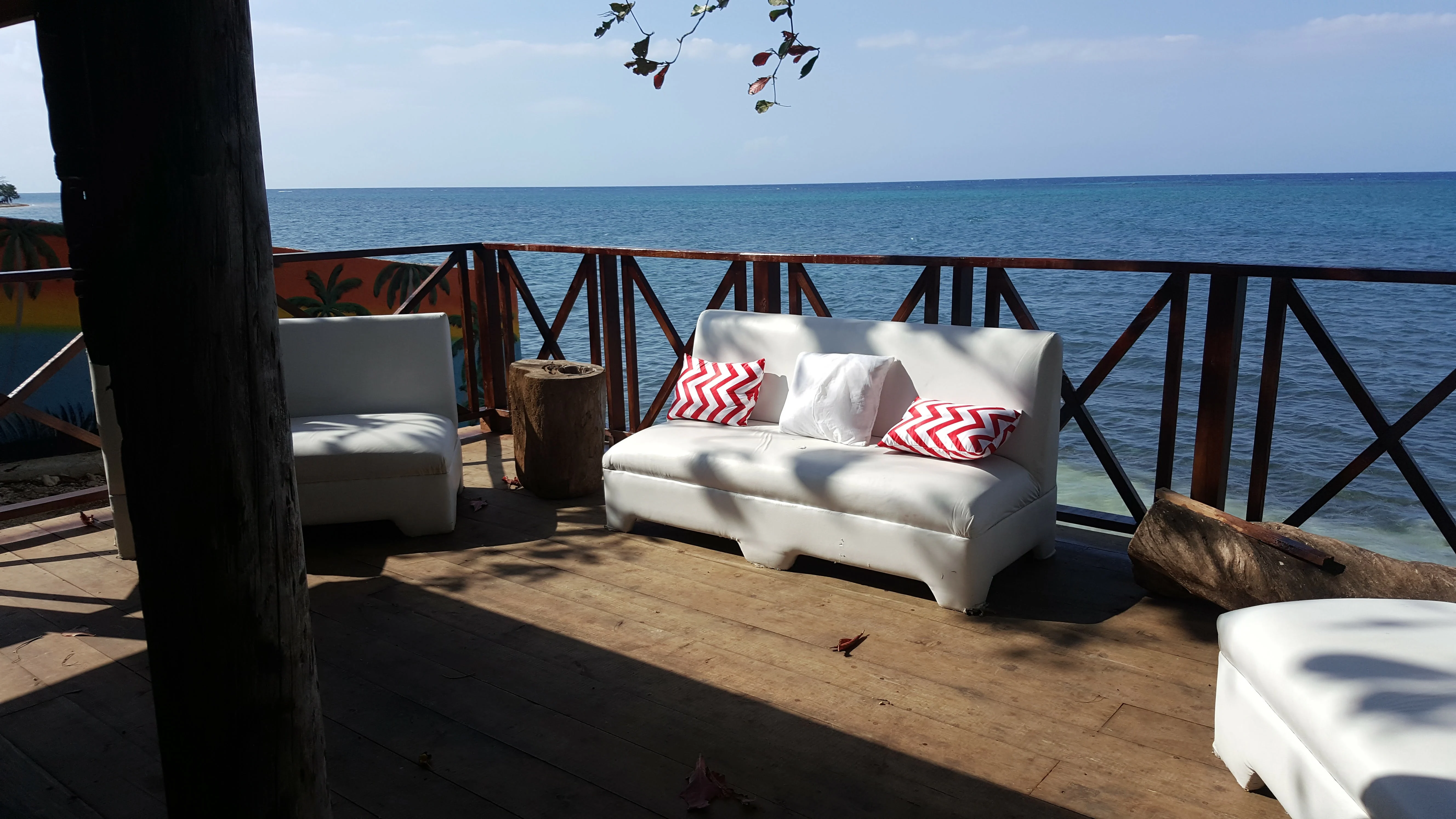 The place & the sunset at Sky Beach Jamaica
