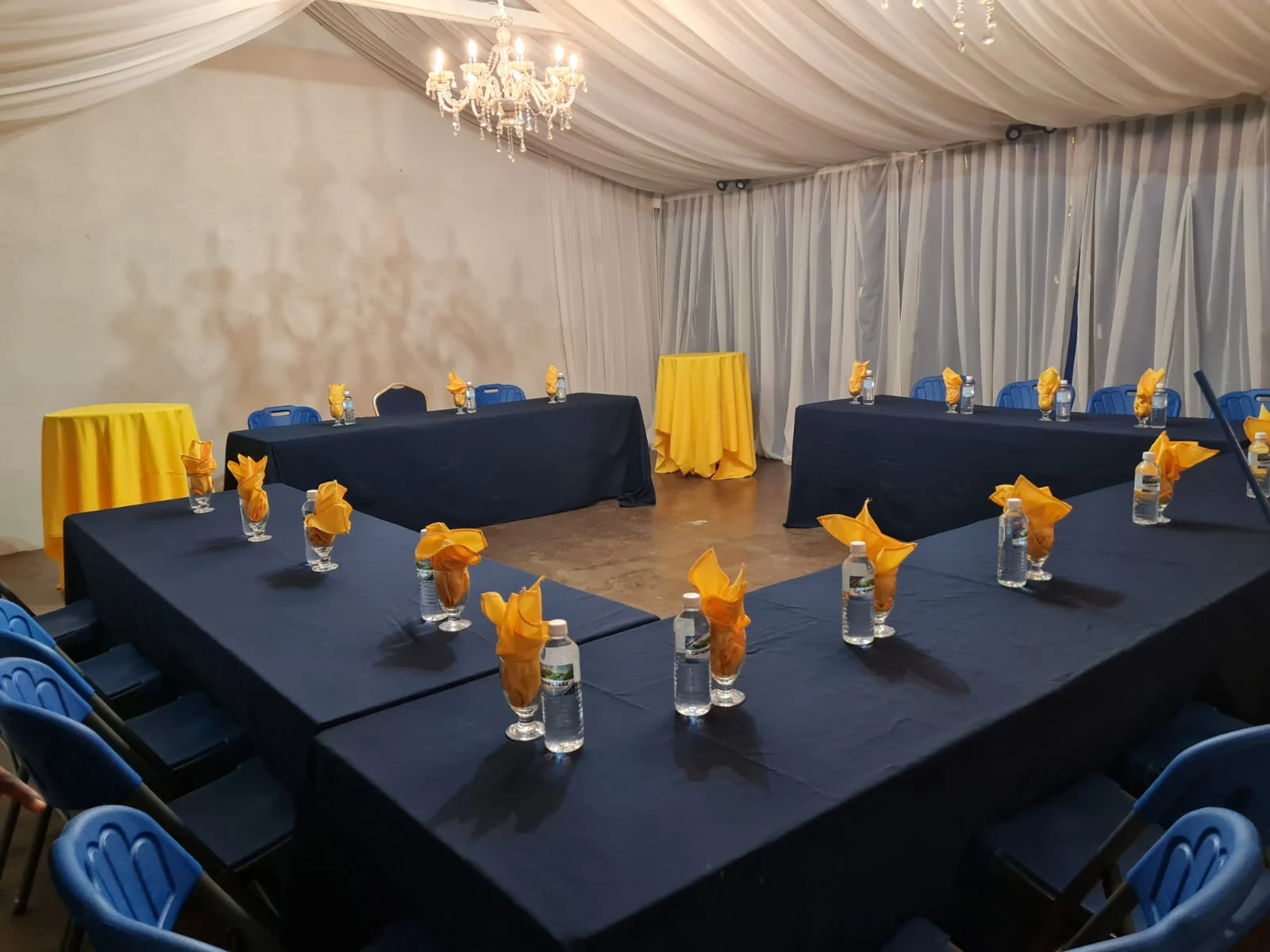 Gather around the table at Sky Beach Jamaica