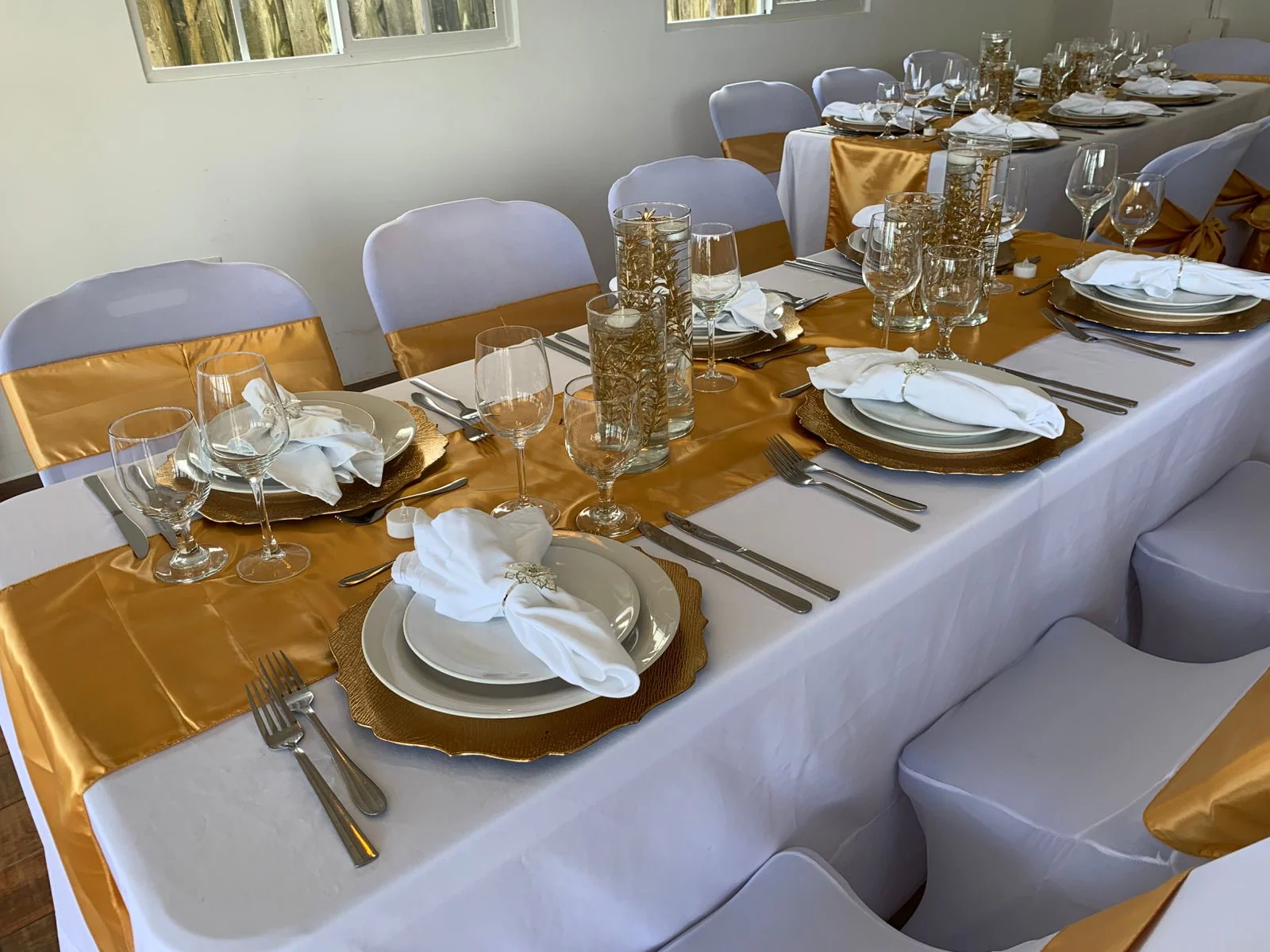 Gather around the table at Sky Beach Jamaica