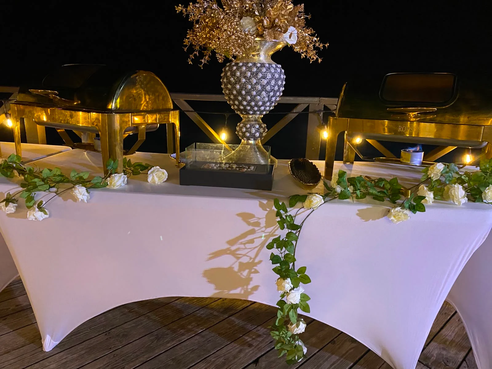 Gather around the table at Sky Beach Jamaica