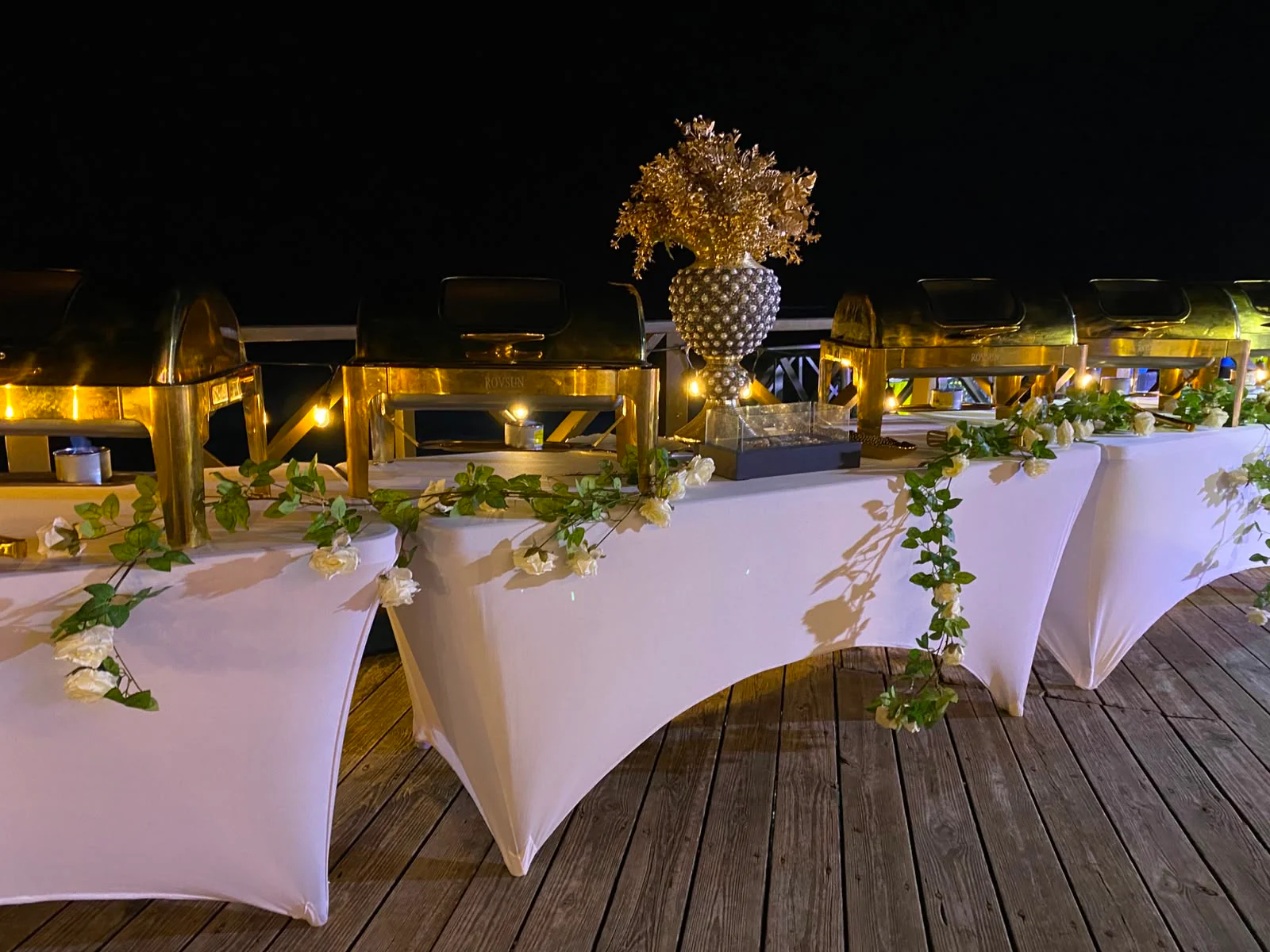 Gather around the table at Sky Beach Jamaica