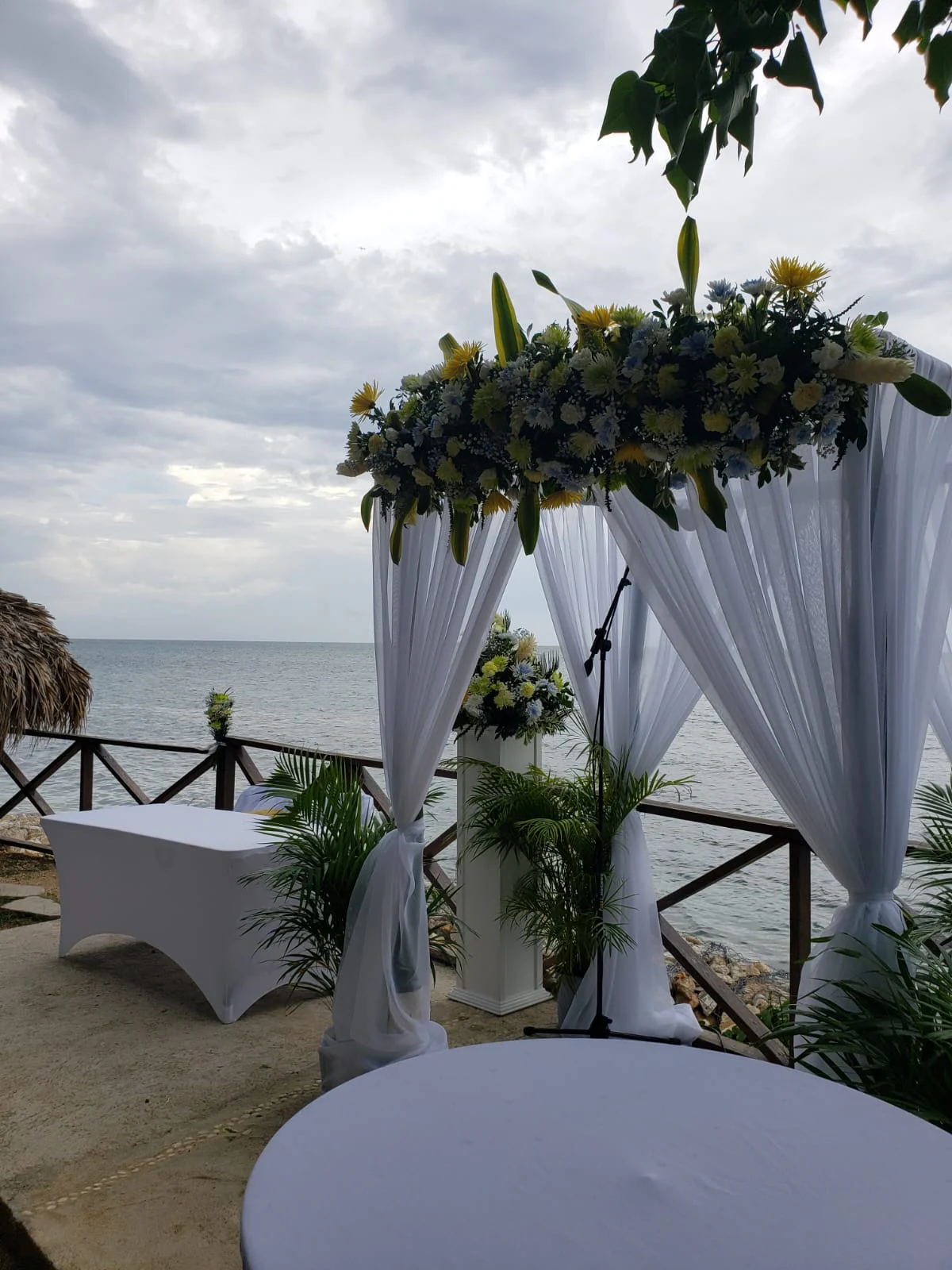 Gather around the table at Sky Beach Jamaica