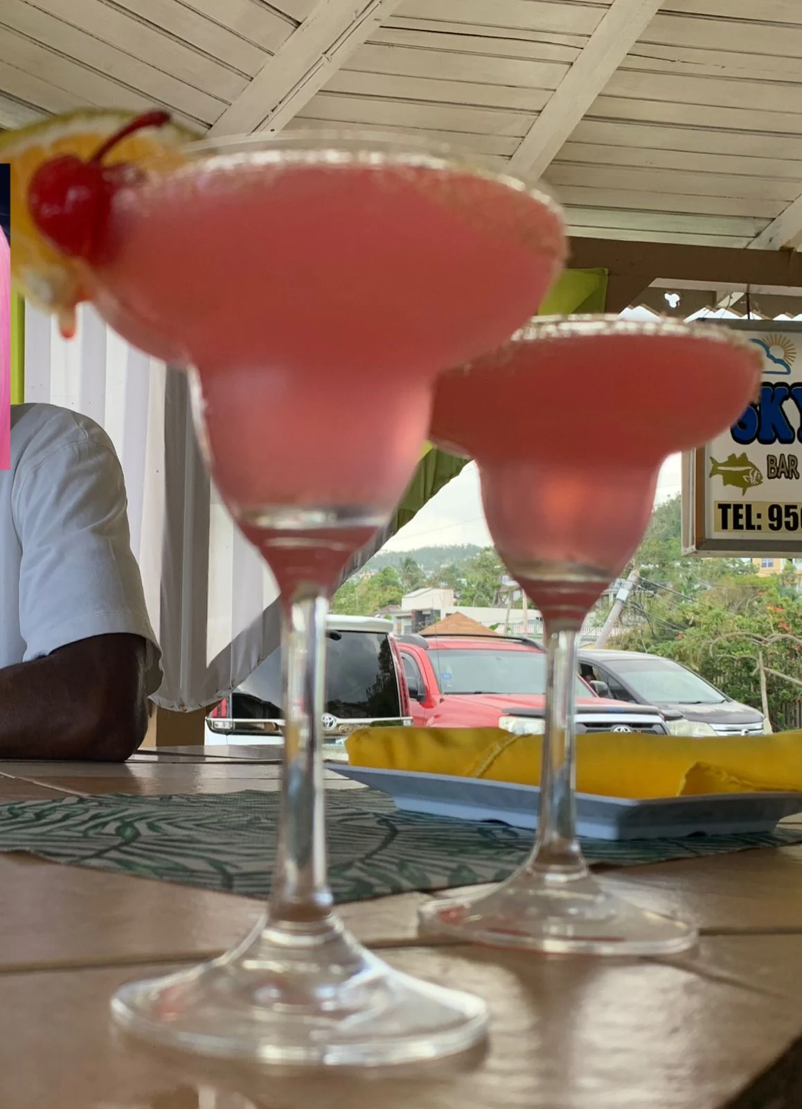 From the kitchen & bar at Sky Beach Jamaica