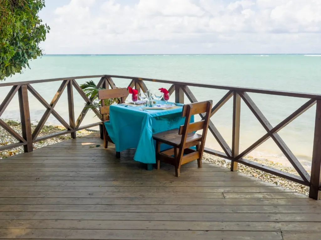 Intimate Seaside Deck